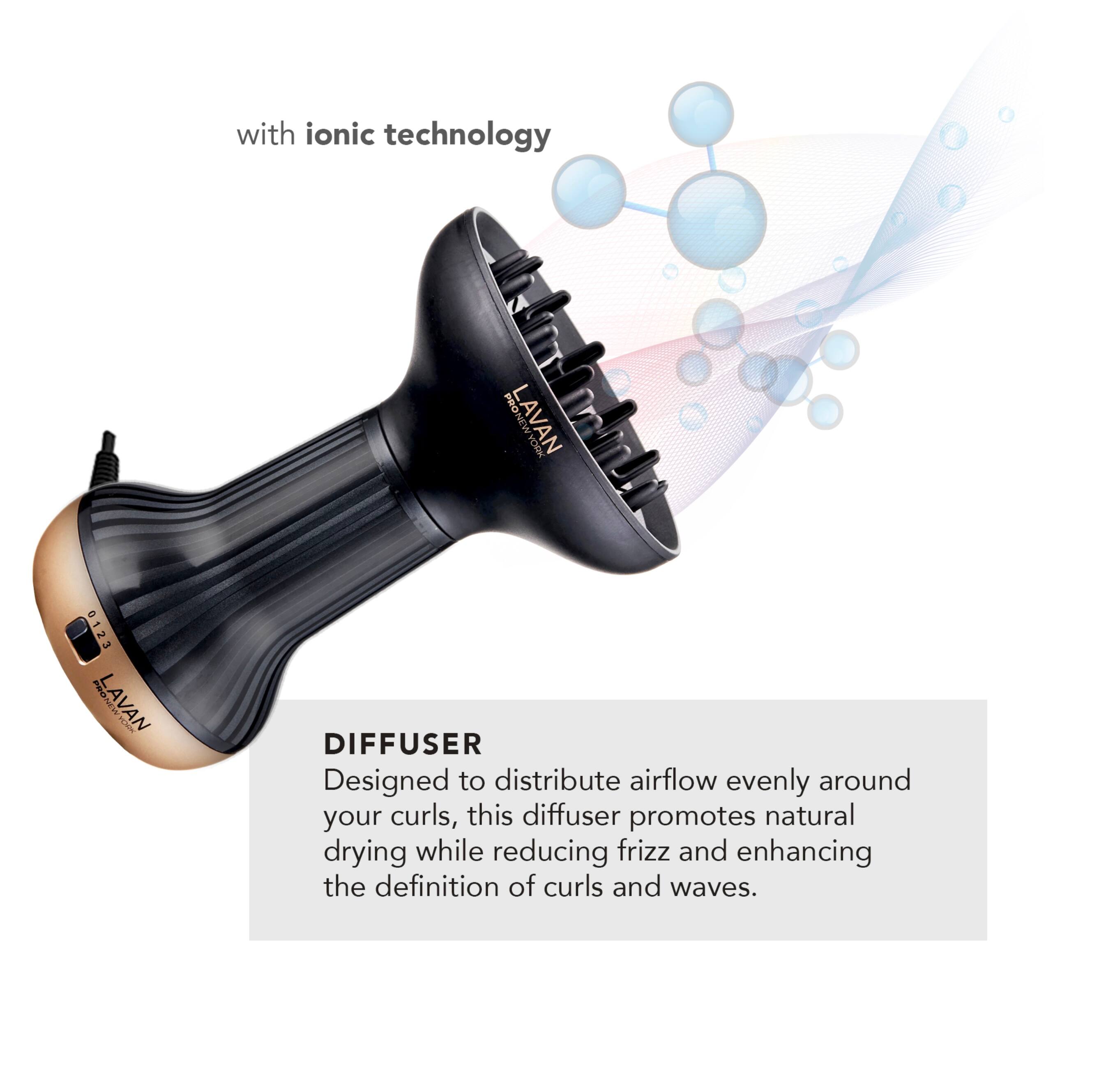 with ionic technology

PRONEW LAVAN YK 0123 LAVAN i DIFFUSER

DIFFUSER
Designed to distribute airflow evenly around your curls, this diffuser promotes natural drying while reducing frizz and enhancing the definition of curls and waves.
