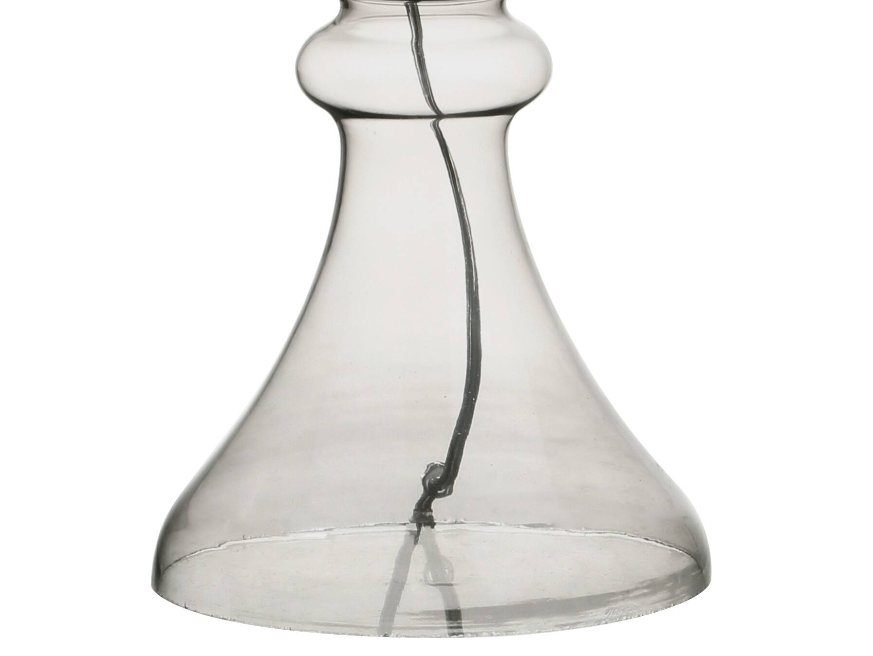 Alt View 4. Jonathan Y - Madeline 35" Curved Glass LED Table Lamp, Smoke Gray - Gray.