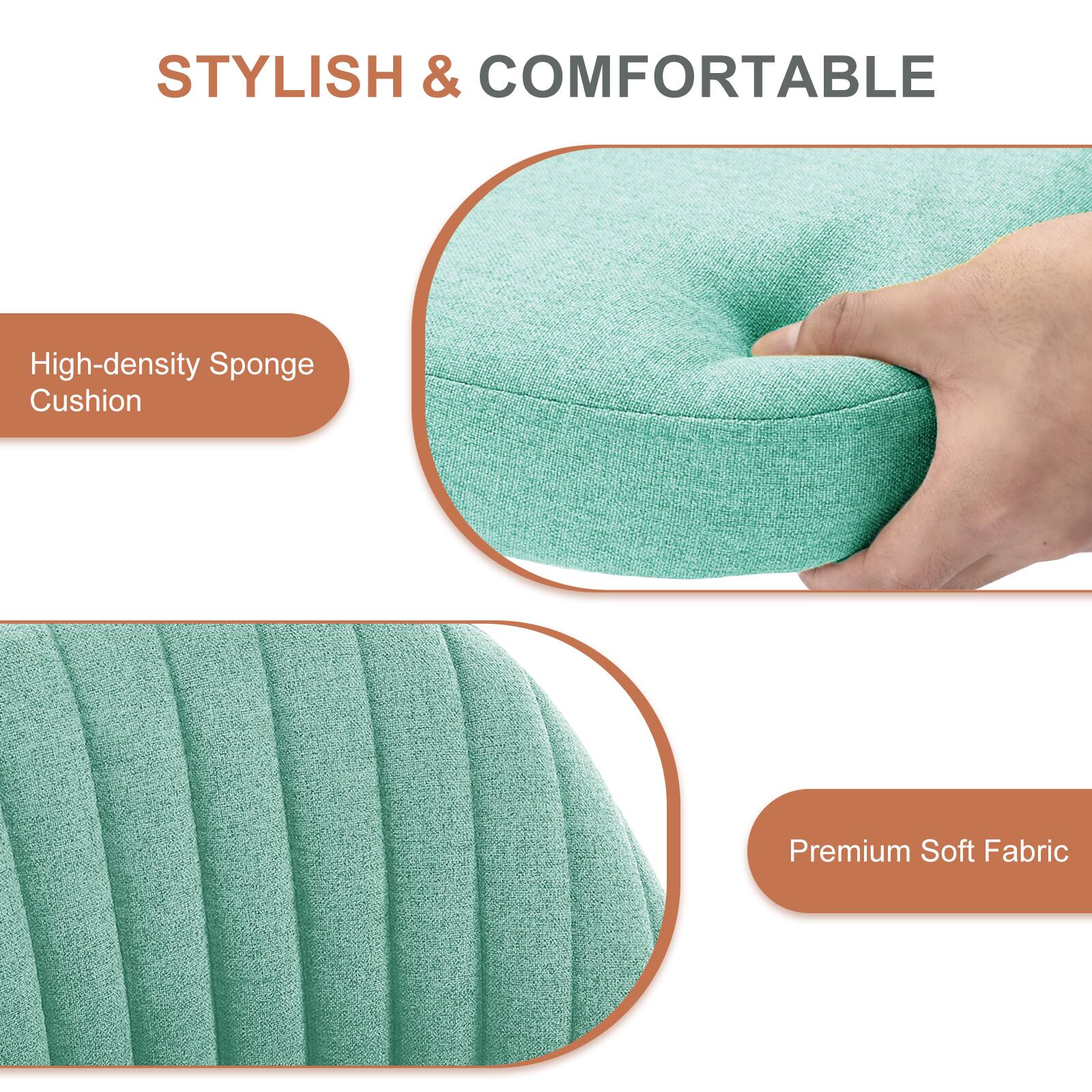 STYLISH & COMFORTABLE

- High-density Sponge Cushion
- Premium Soft Fabric
