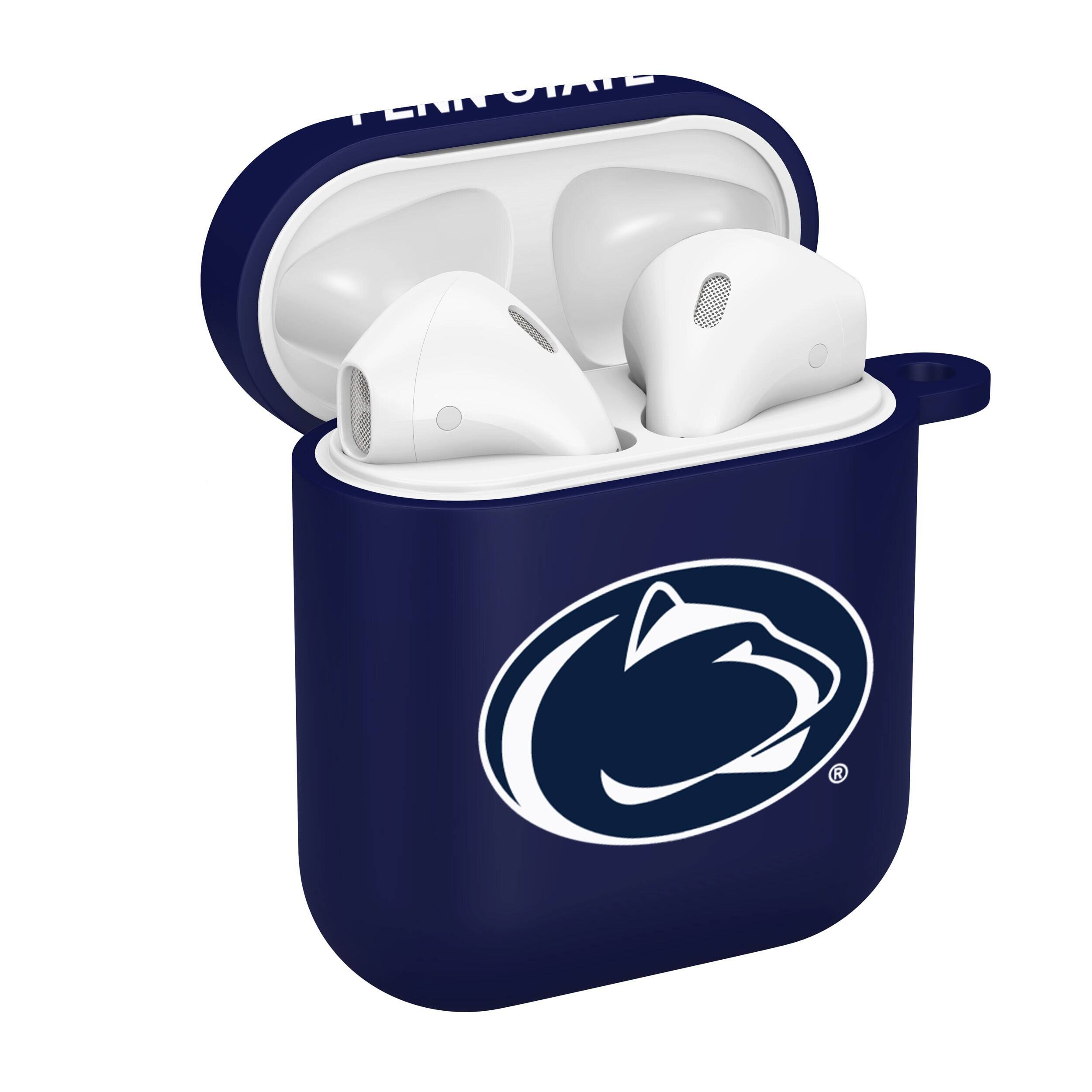 Alt View 1. Affinity Bands - Navy Penn State Nittany Lions AirPods Case Cover - Navy.