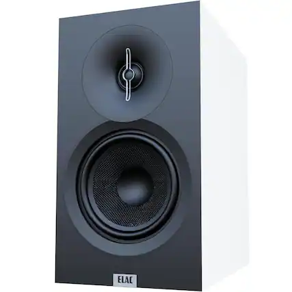 Front. ELAC - ELAC DB53 5.25" Bookshelf Speakers for Home Theaters and Audio Systems | 1" Aluminum Dome Tweeter and 5.25" Aramid Fiber - White.