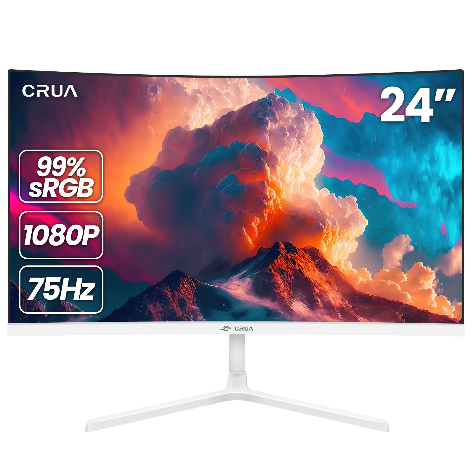 CRUA  
24"  
99% sRGB  
1080P  
75Hz