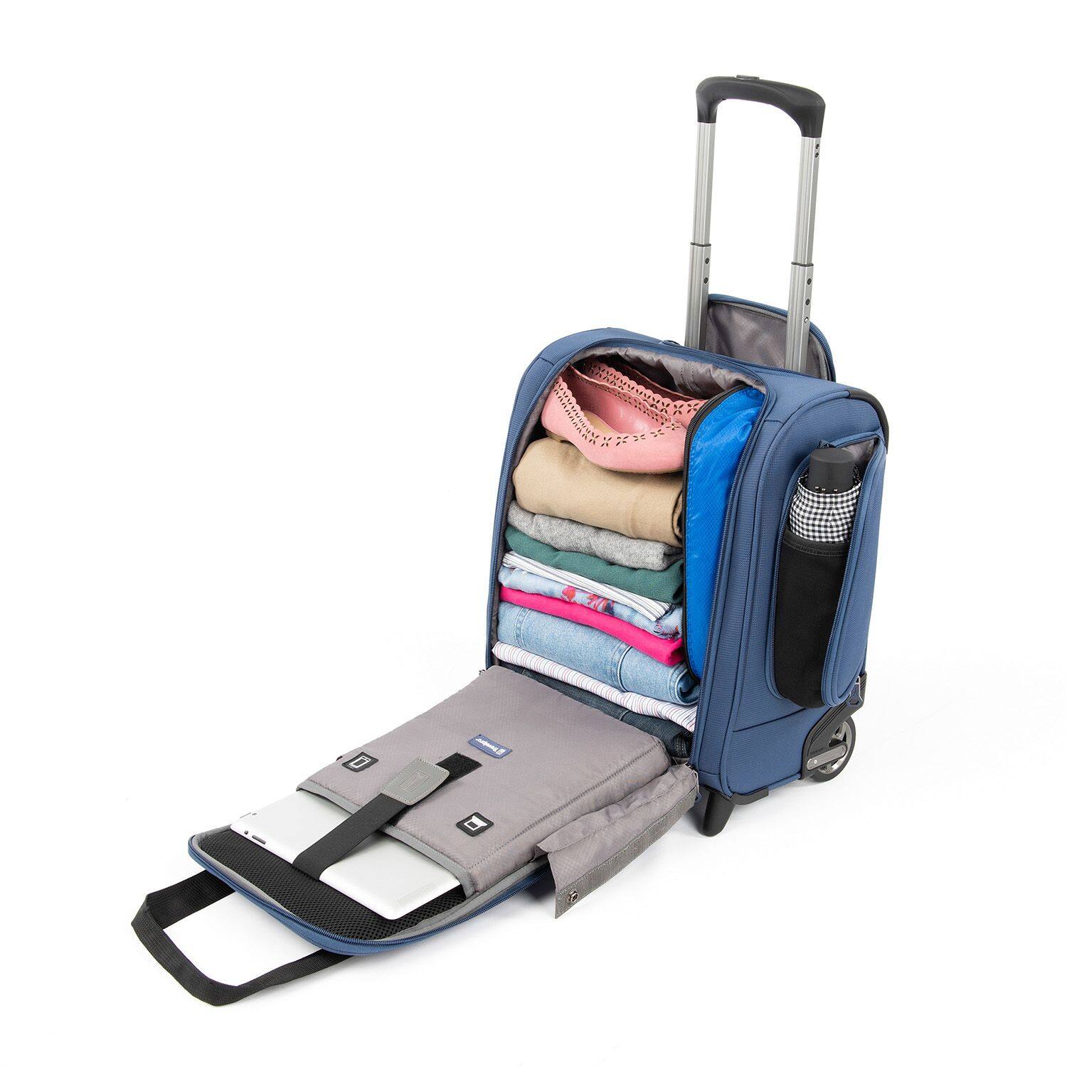 Back. Travelpro - Travelpro Tourlite Underseat Bag - Blue.