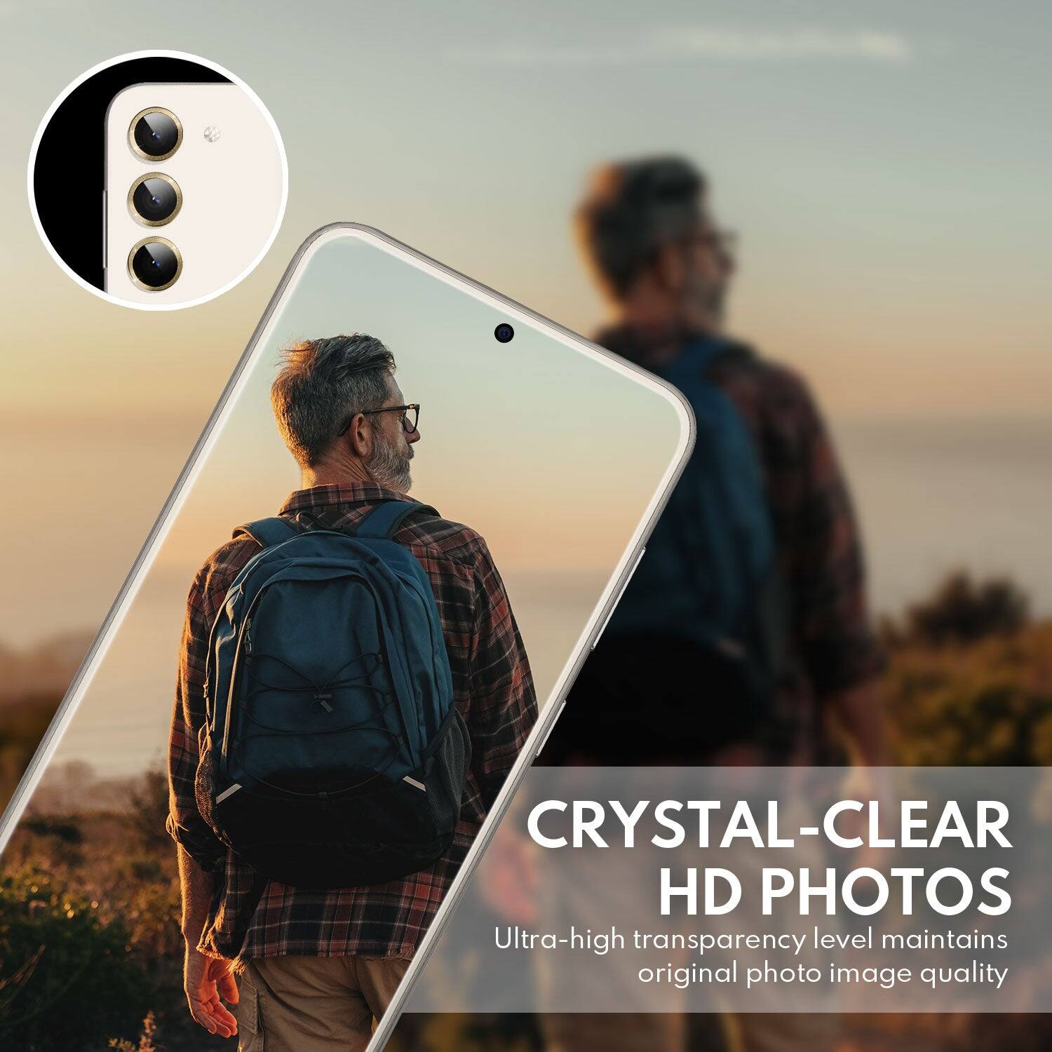 CRYSTAL-CLEAR HD PHOTOS  
Ultra-high transparency level maintains original photo image quality