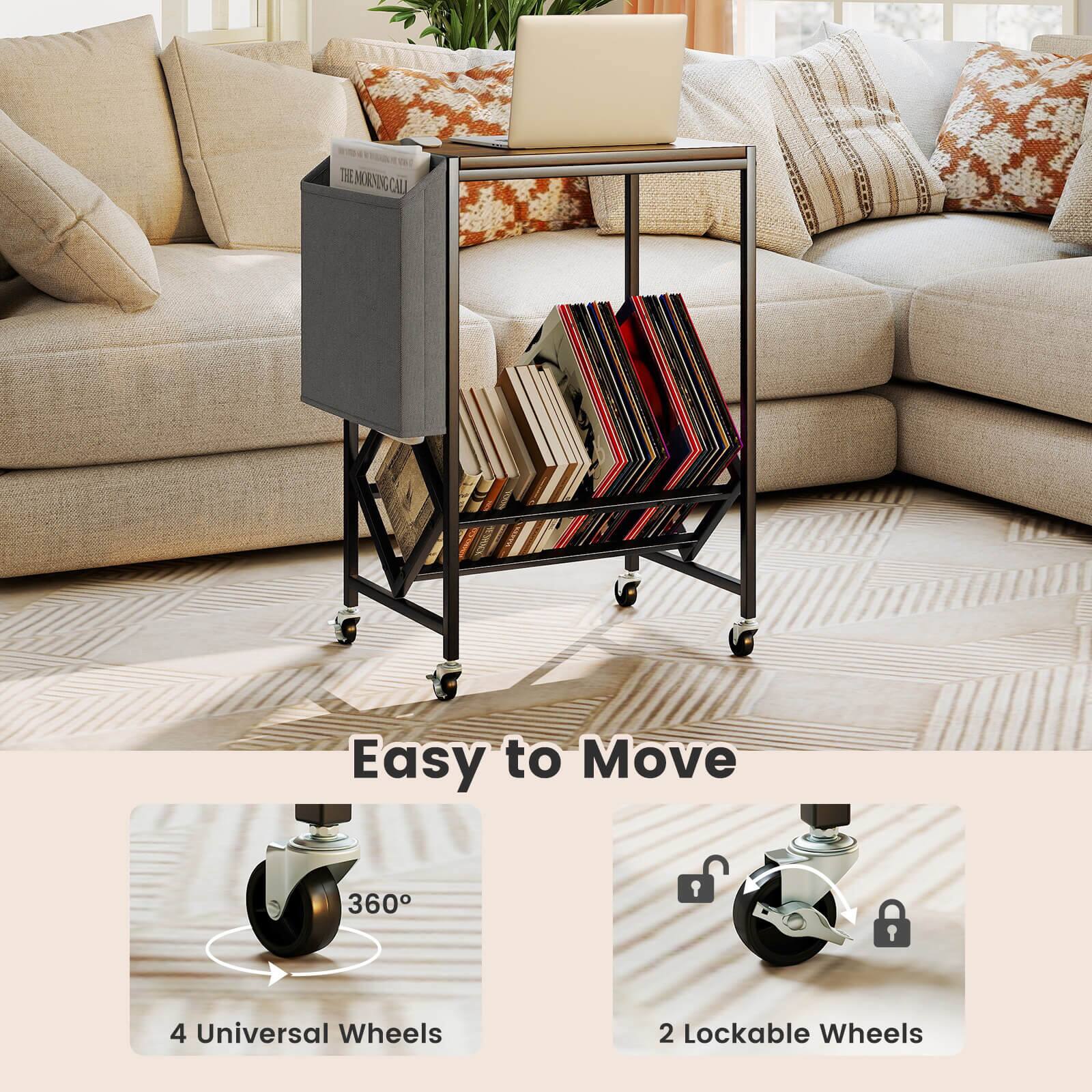 Easy to Move  
360°  
4 Universal Wheels  
2 Lockable Wheels