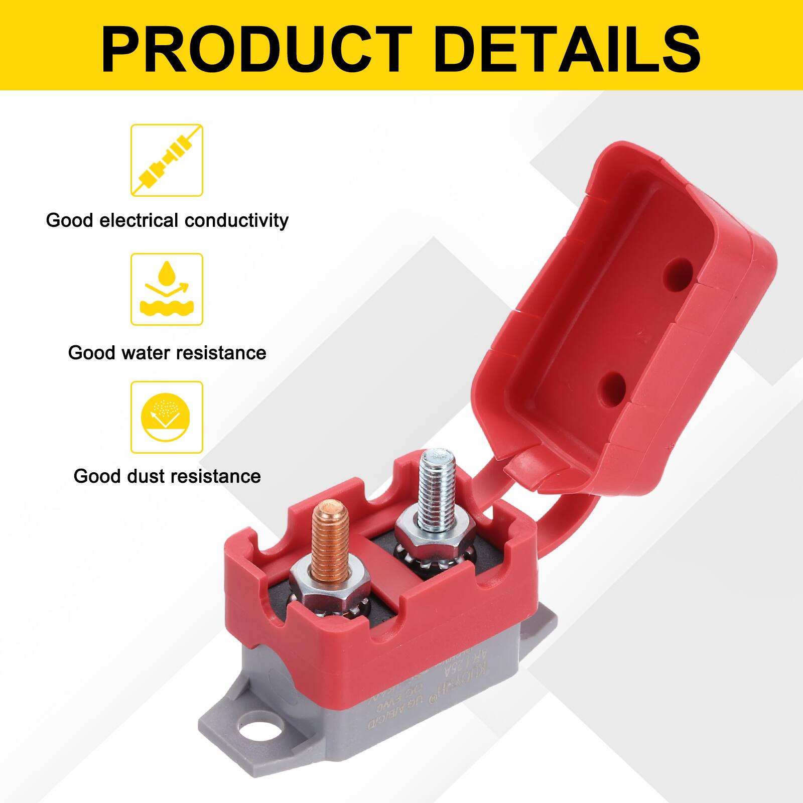 PRODUCT DETAILS

- Good electrical conductivity
- Good water resistance
- Good dust resistance

AR/25A 25A

THE FNO D0 on H Co