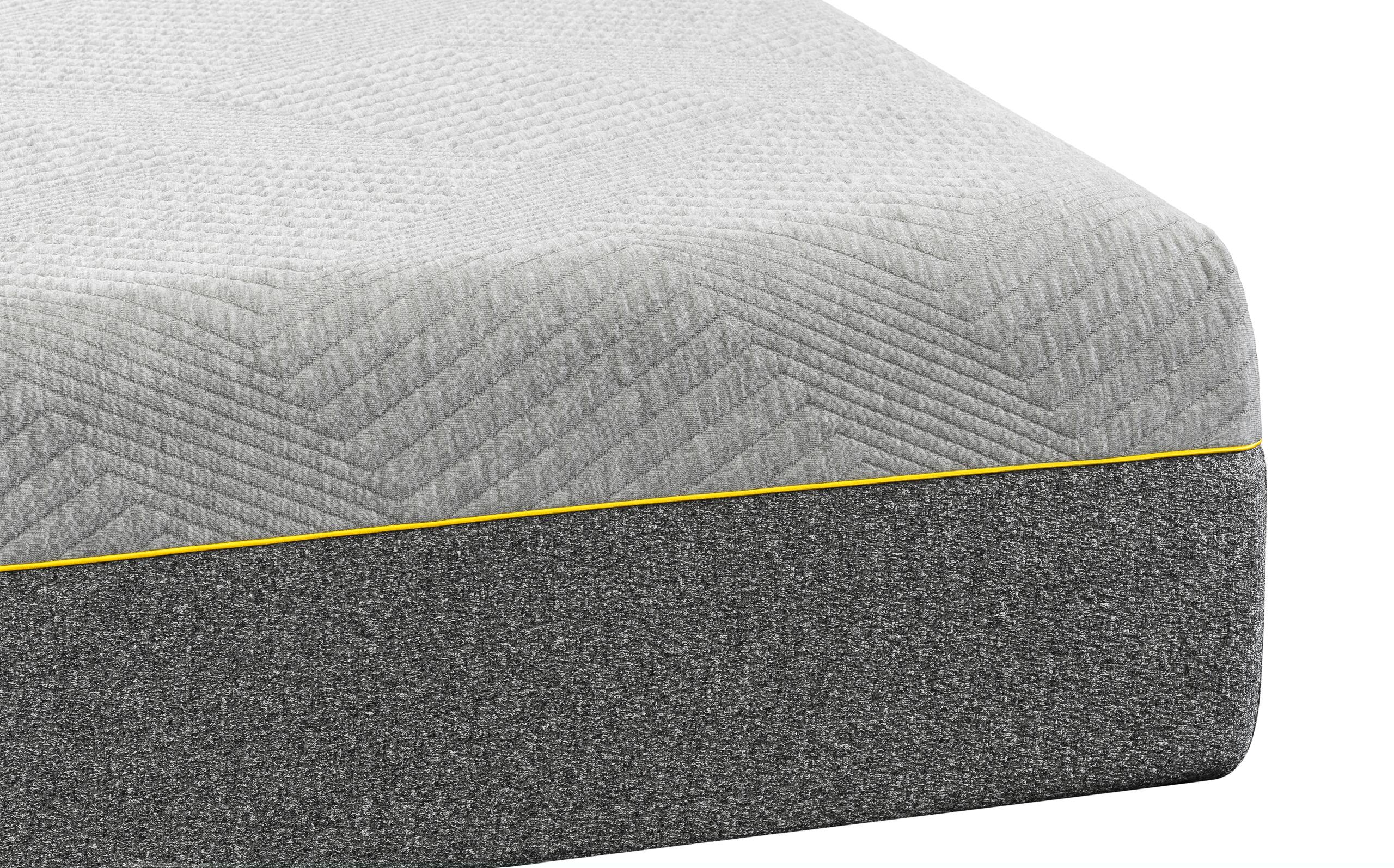 Left. Bestier - 12 Inch King Size Gel Memory Foam Mattress, Breathable Design, High-Density Pressure Relief Support - Grey.