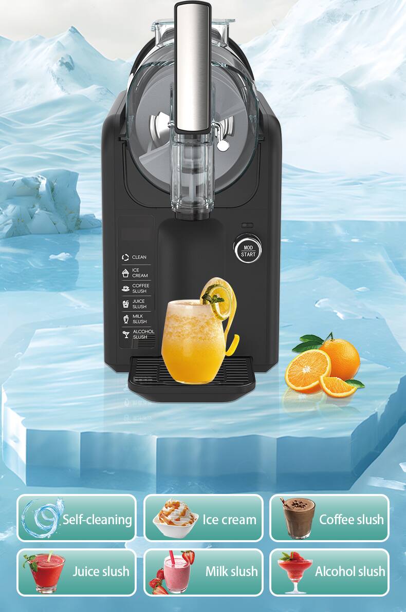 CLEAN MOD START ICE CREAM COFFEE SLUSH JUICE SLUSH MILK SLUSH ALCOHOL SLUSH

Self-cleaning Ice cream Coffee slush Juice slush Milk slush Alcohol slush