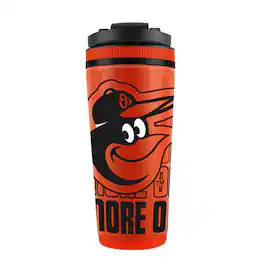 WinCraft - Baltimore Orioles 26oz. 4D Stainless Steel Shaker Bottle - Multicolor