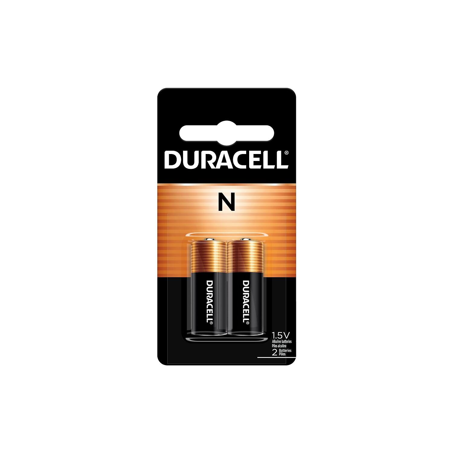 DURACELL  
N  
1.5V Alkaline Batteries  
2 Piles