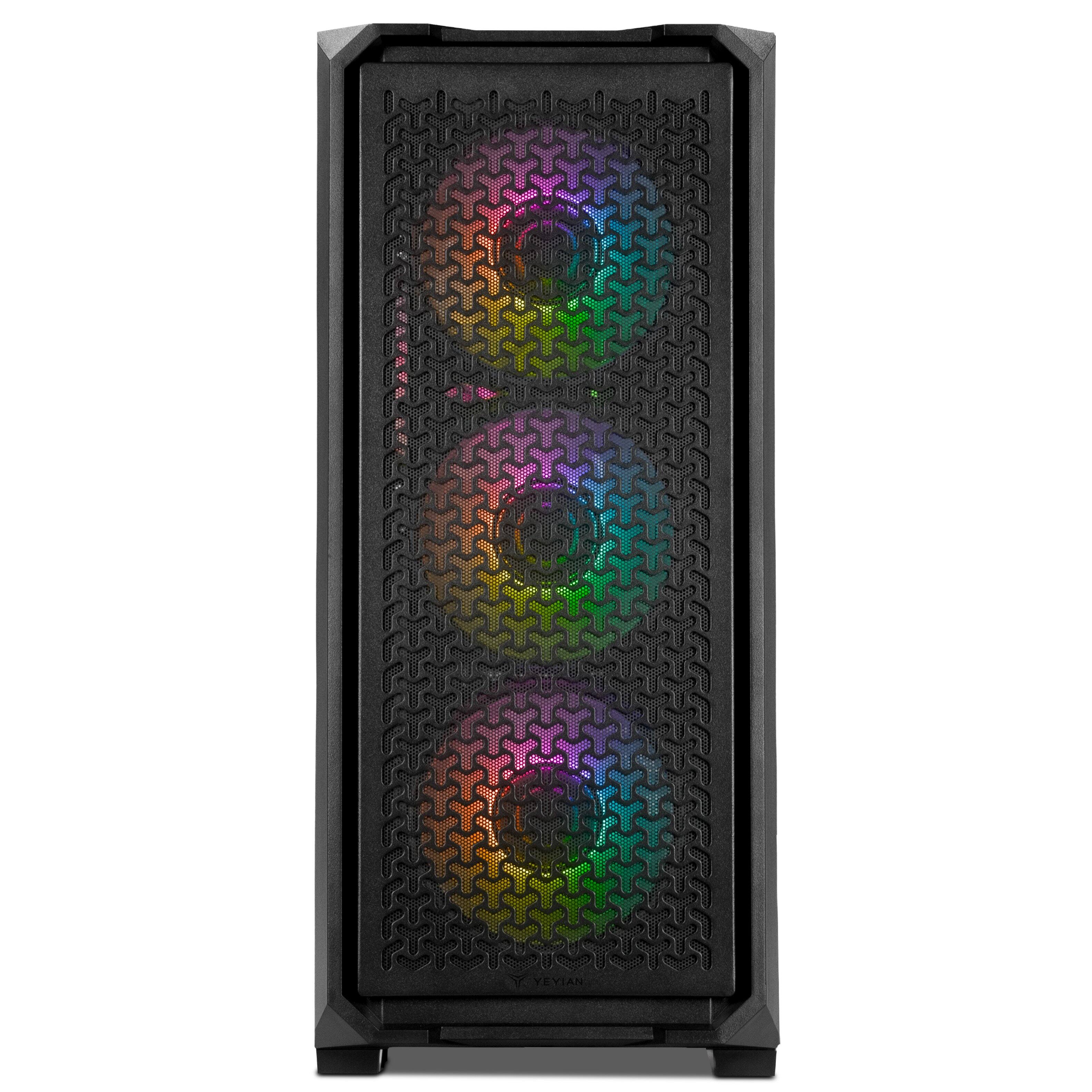 Left. YEYIAN - YEYIAN Gaming PC. Intel Core i5 14400F, NVIDIA RTX 5060 8GB GDDR7, 2TB NVMe, 32GB DDR5, 650W 80+ Gold. YPI-VA44F0C-5603U.