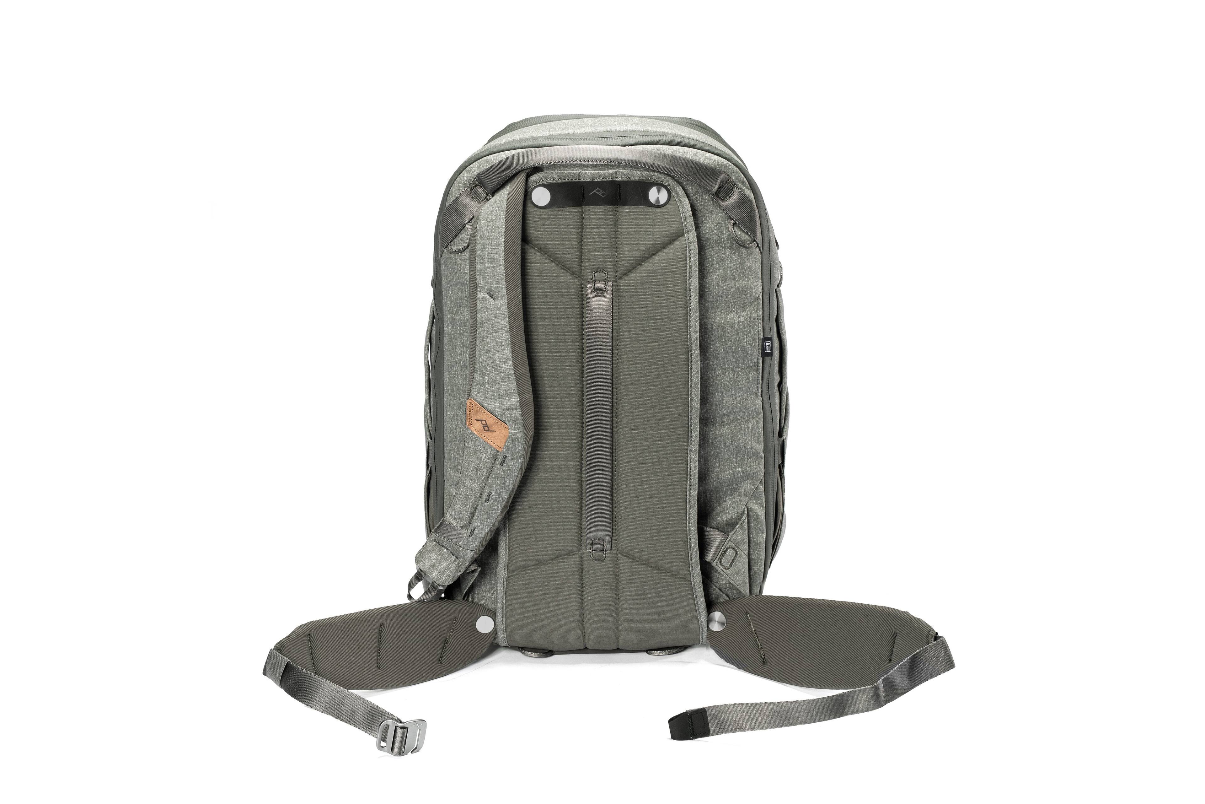 Alt View 12. Peak Design - Travel Backpack 30L - Sage.