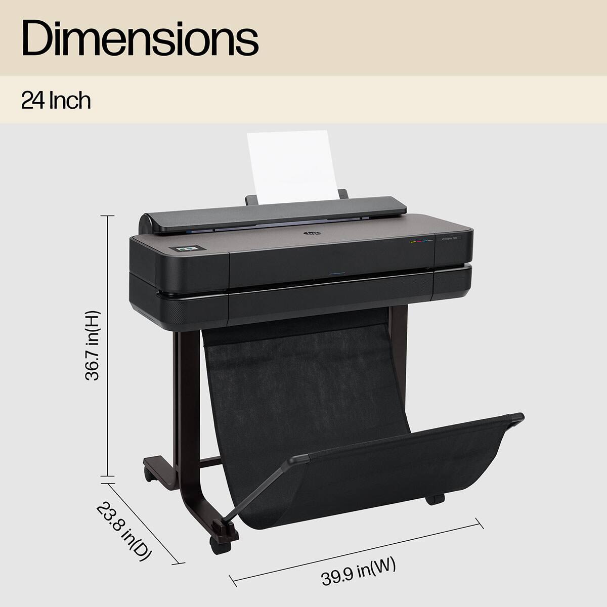 Dimensions: 24 Inch

Height (H): 36.7 in
Depth (D): 23.8 in
Width (W): 39.9 in