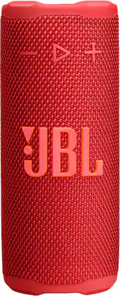 Front. JBL - Grip Portable Wireless Speaker with Built-In Light - 2025 - Red.
