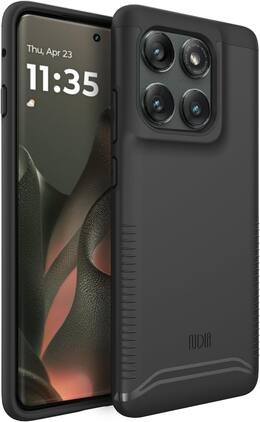 TUDIA - Merge for Motorola Edge 2025 Case 5G Military Grade Cases - Matte Black