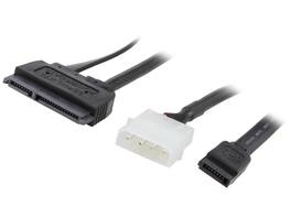 Nippon Labs - SATA-COMBO-1.5BK 1.5 ft. SATA and Power Combination 1.5ft Cable 1.5 feet- OEM