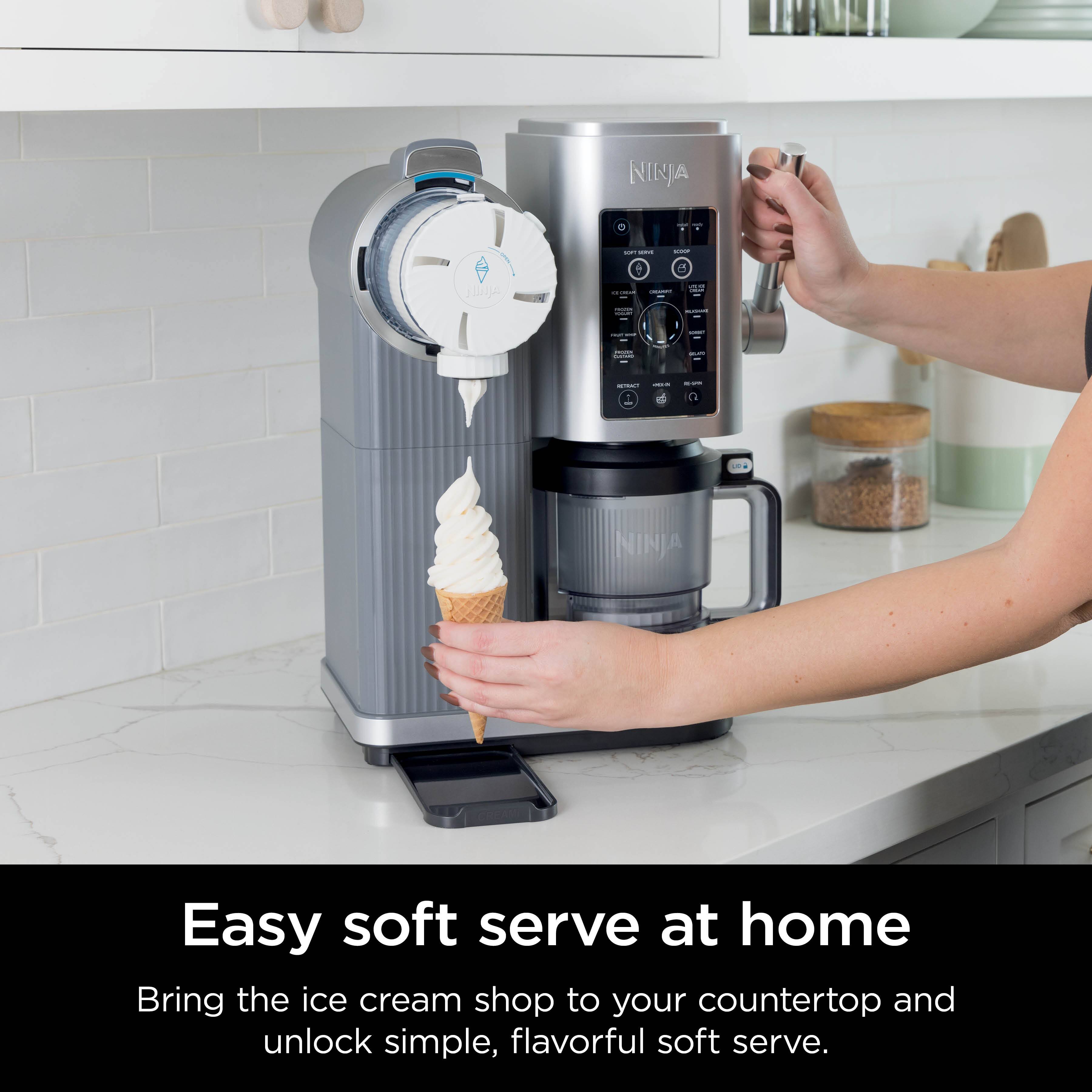 Easy soft serve at home  
Bring the ice cream shop to your countertop and unlock simple, flavorful soft serve.