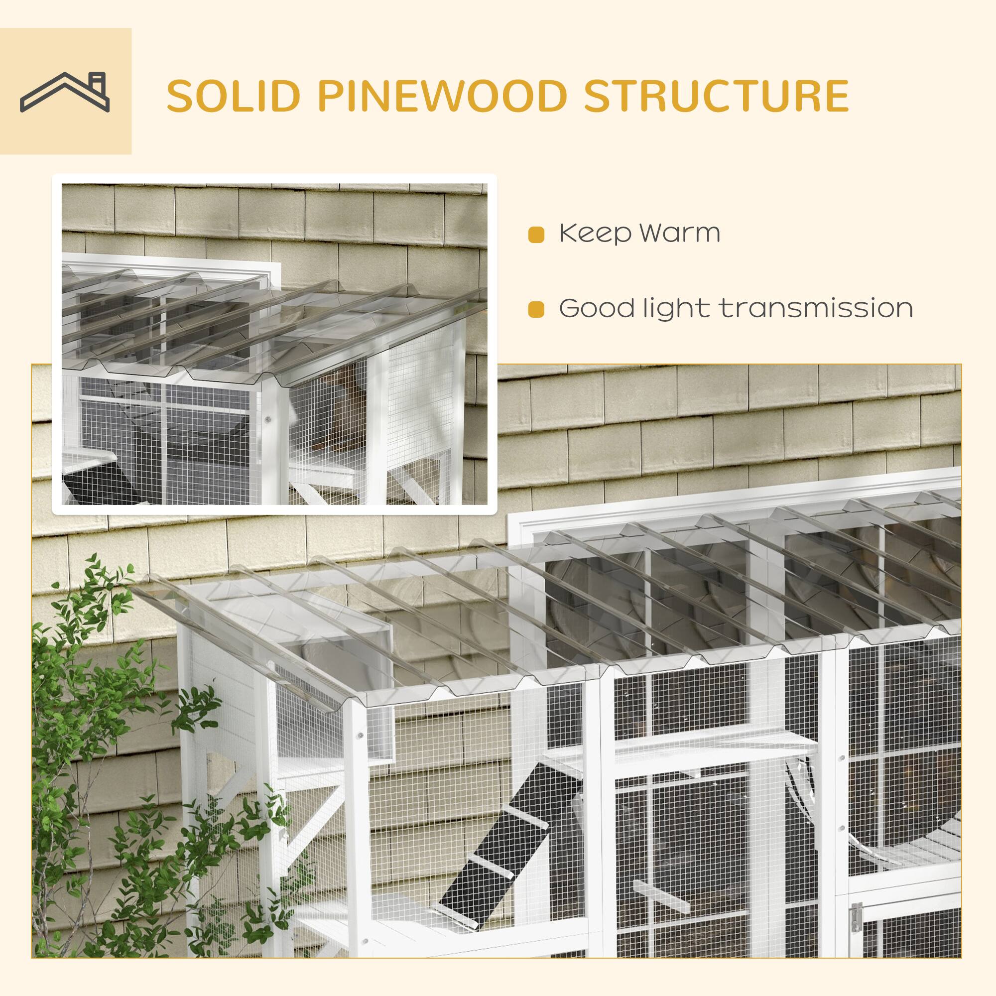 SOLID PINEWOOD STRUCTURE

- Keep Warm
- Good light transmission