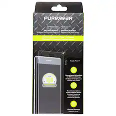 PUREsear™ STEEL 360™ ANTIMICROBIAL ANTIMICROBIEN
Tempered Glass Screen Protector
Protège-cran Verre trempé
Perfect Alignment Tray Included
Plateau d'alignement parfait inclus
Pour Google Pixel 7
Strengthened & Fortified to Withstand Drops
Renforcé et fortifié pour résister aux chutes
Guards your phone screen against germs
Protège l'écran de votre téléphone contre les germes
Lifetime Warranty
Garantie à vie
PUREsear™ REIMBURSEMENT GUARANTEE
up to 150