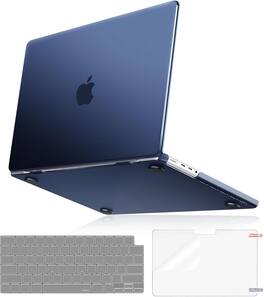 mosiso - 3-in-1 Kit Case for MacBook Pro 16 inch 2026-2021 A3429 A3428 A3403 A3186 A2991 A2780 A2485 - Midnight Blue