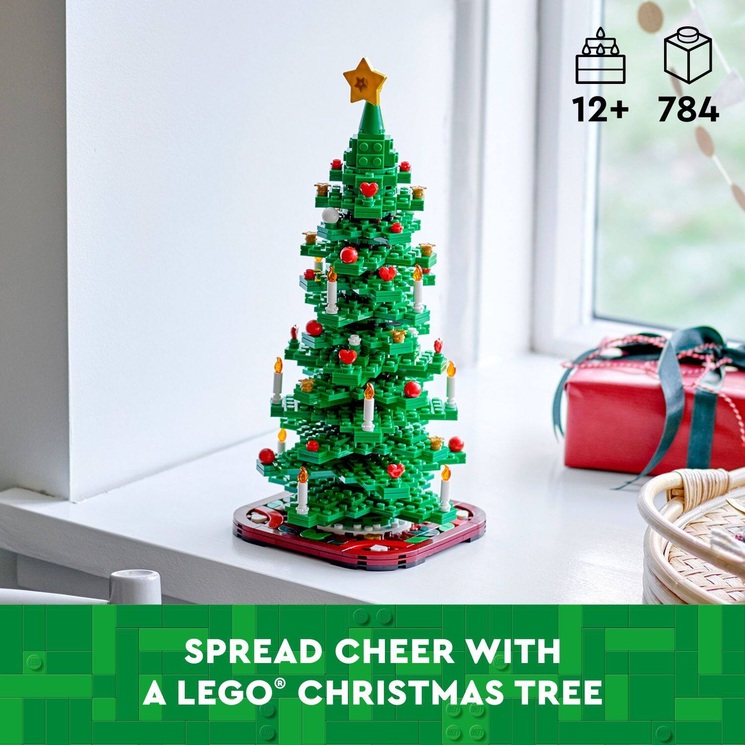 Spread cheer with a LEGO Christmas tree.
