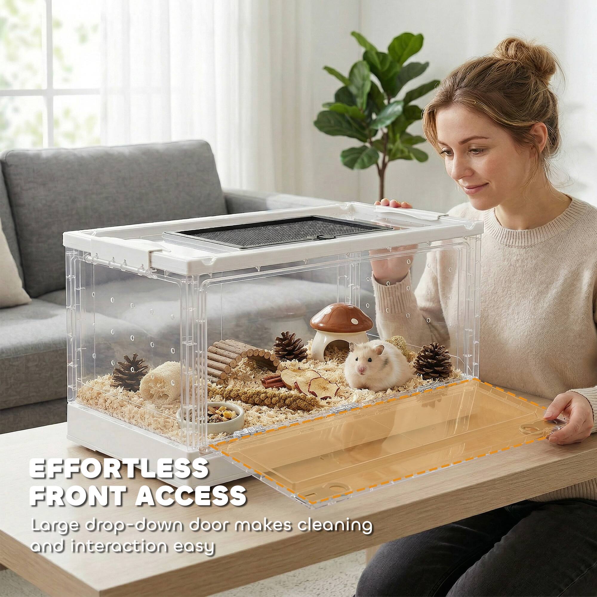 EFFORTLESS FRONT ACCESS  
Large drop-down door makes cleaning and interaction easy