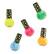3C4G In the Dark Glow Nail Polish is available in four different colors: Dark Glow, Dark Glow Pink, Dark Glow Blue, and Dark Glow Green. The bottles are displayed on a white background, showcasing the vibrant colors of the nail polish.