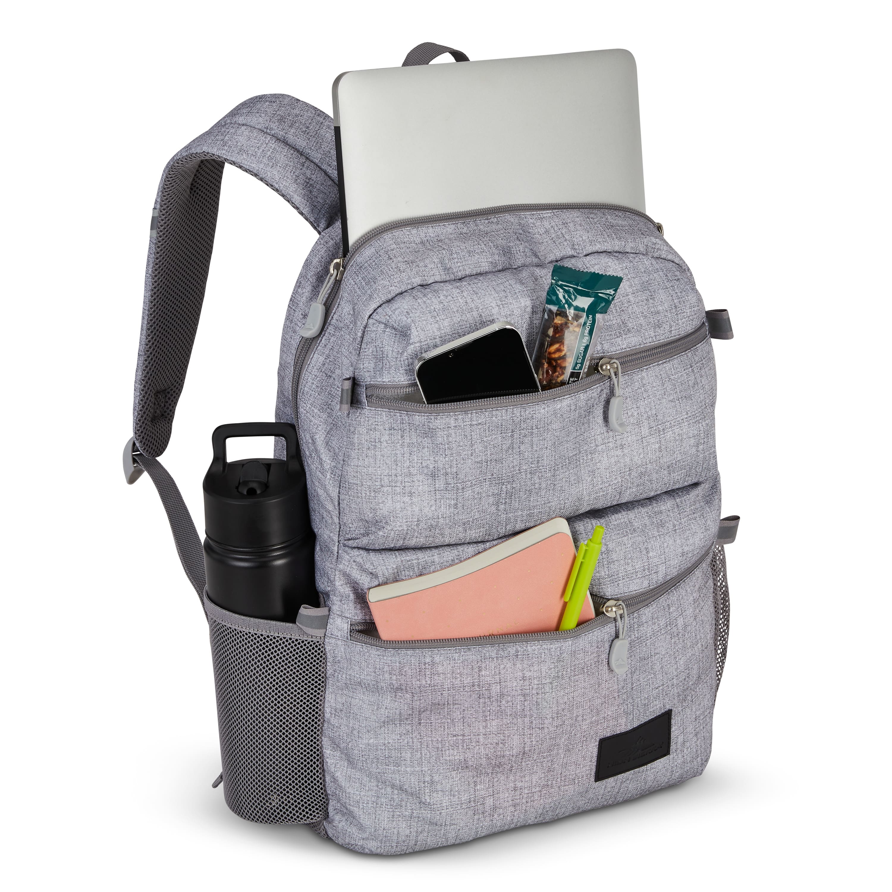 Back. High Sierra - BTS 2020 Everclass Backpack - Silver Heather.