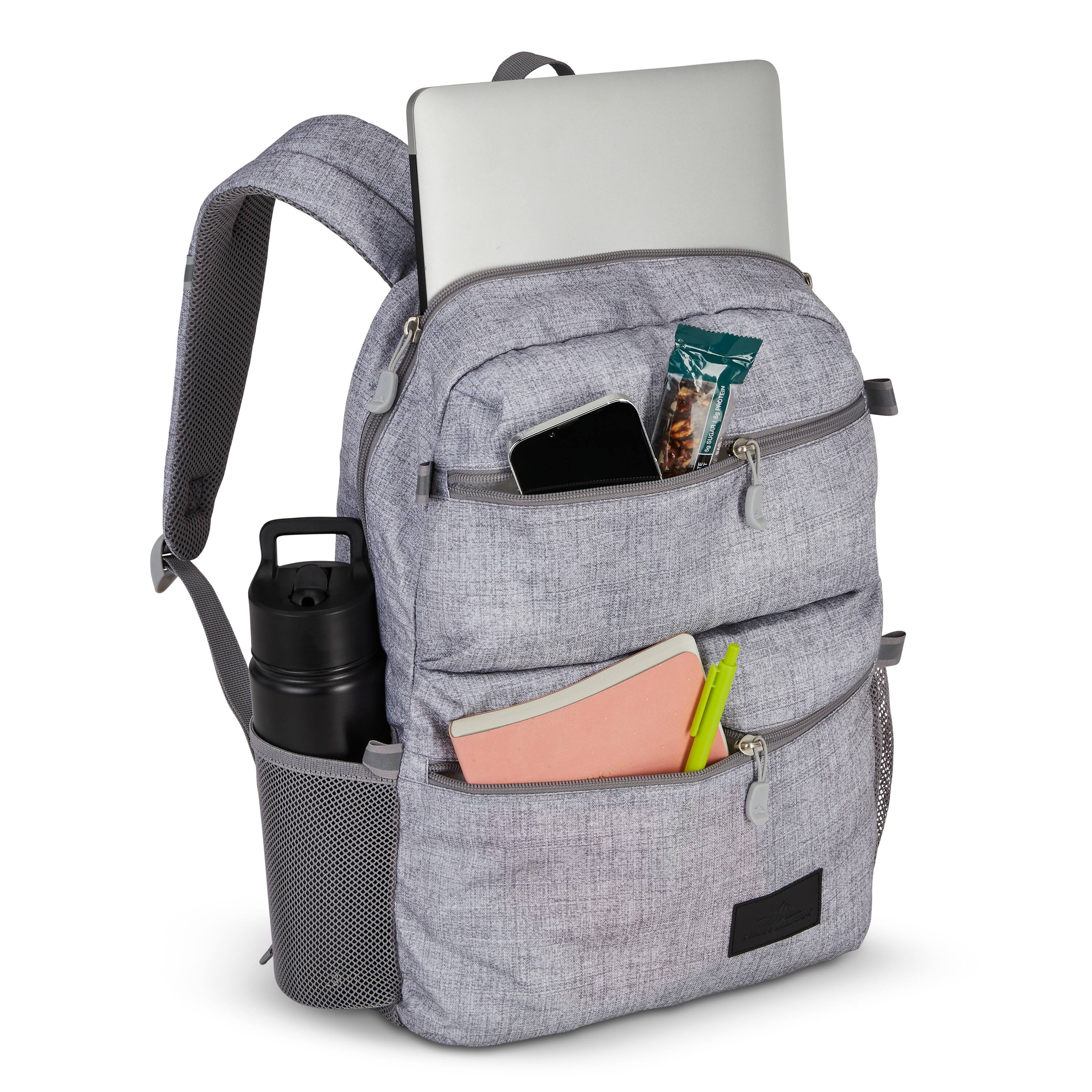 Back. High Sierra - BTS 2020 Everclass Backpack - Silver Heather.