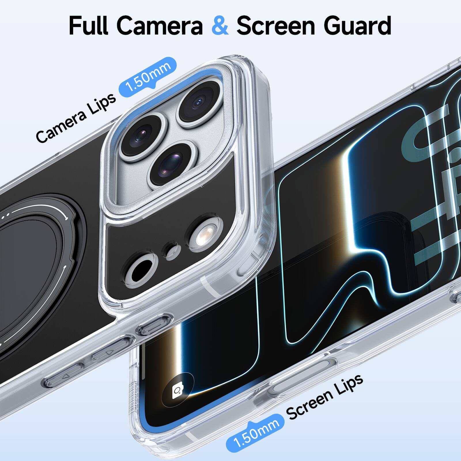 Full Camera & Screen Guard

1.50mm Camera Lips

1.50mm Screen Lips