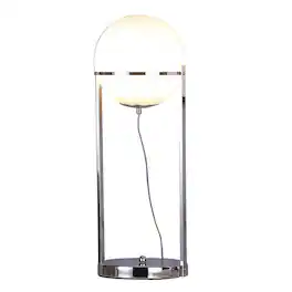 Manhattan Lane - Jim 22 Inch Table Lamp, LED Light, Metal Body, Modern Globe Shade - Silver