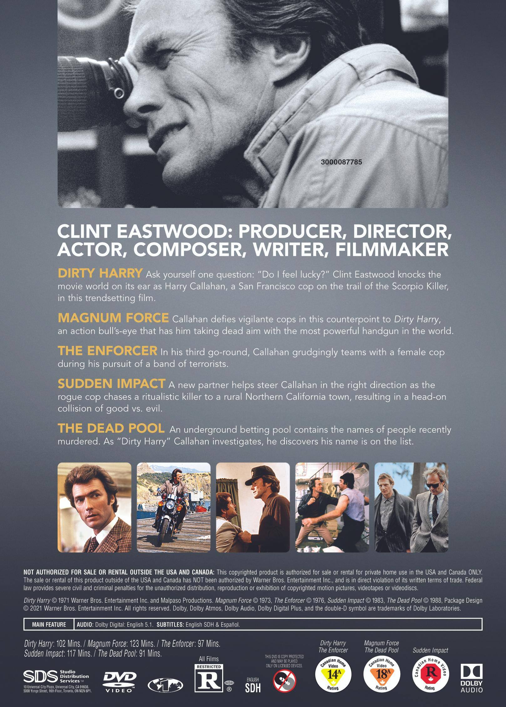 Back. Clint Eastwood 50th Celebration [DVD].