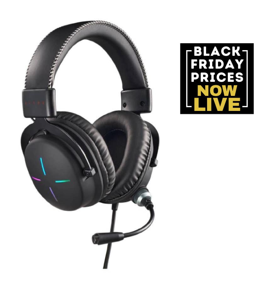 Acer - Nitro Gaming Headset II| Over-Ear Design with RGB Lights - Black