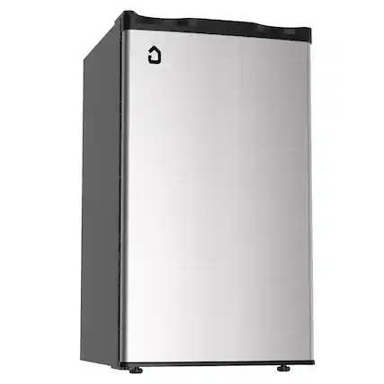 Front. GARVEE - 3.2 Cu.Ft. Refrigerator with Freezer Mini Fridge Large Capacity Food Storage Cooling drinks Apartment Dorm - sliver.