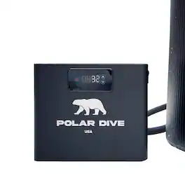 POLAR DIVE USA - V5 Water Chiller for Ice Baths - Black