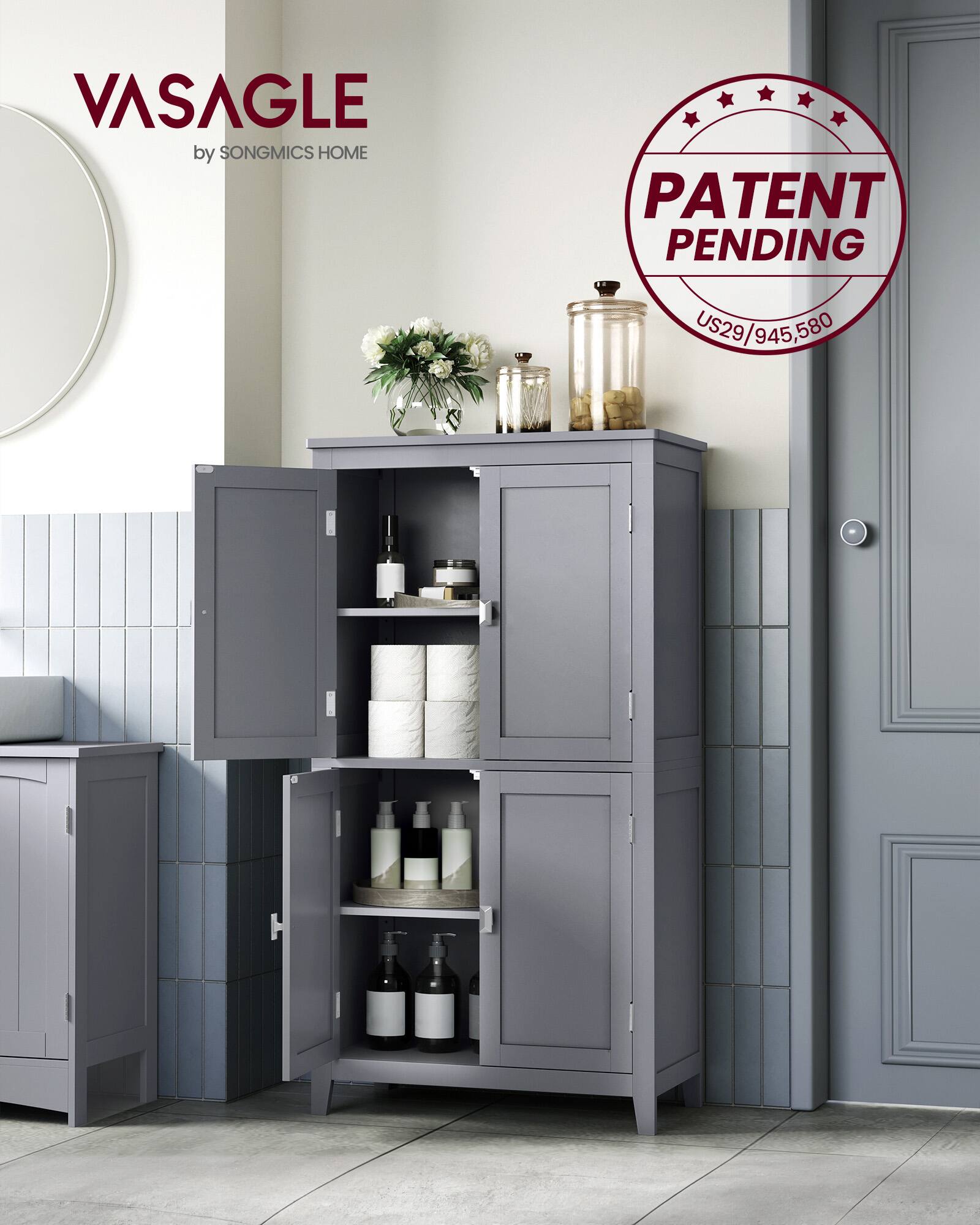 VASAGLE by SONGMICS HOME  
PATENT PENDING  
US29/945,580