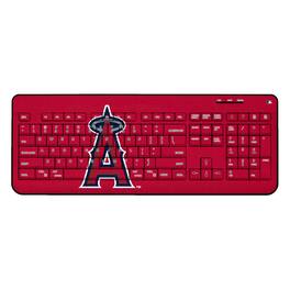 Keyscaper - Los Angeles Angels Team Logo Wireless Keyboard - Multicolor