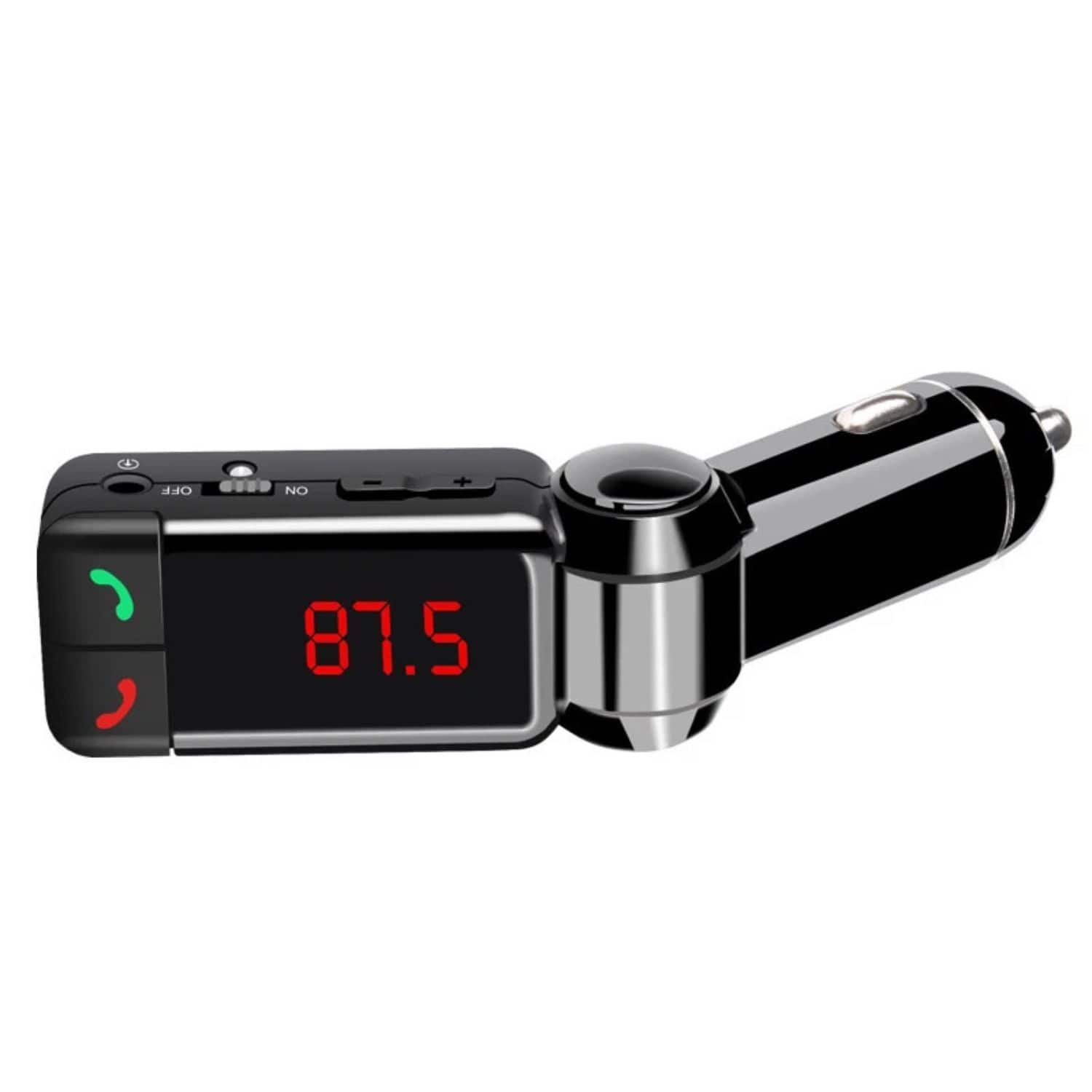 Stock Preferred - Dual USB Bluetooth Car Charger & FM Transmitter – Wireless MP3 Player with Hands-Free Calling and Dual 2.0A Ports