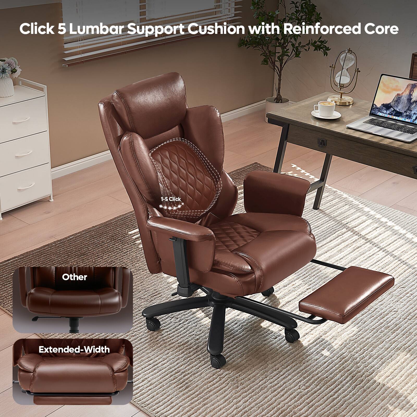 Click 5 Lumbar Support Cushion with Reinforced Core

1-5 Click

Other

Extended-Width
