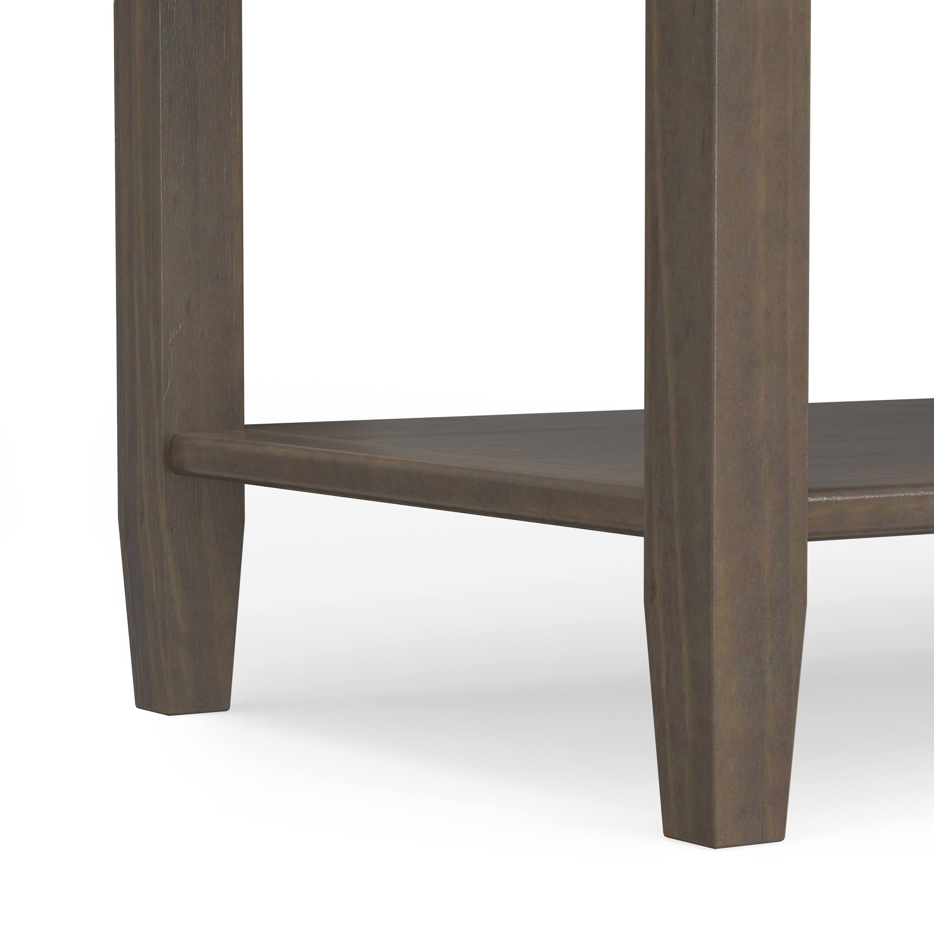 Alt View 7. Simpli Home - Ela SOLID WOOD 48 inch Wide Transitional Console Table in Smoky Brown - Smoky Brown.