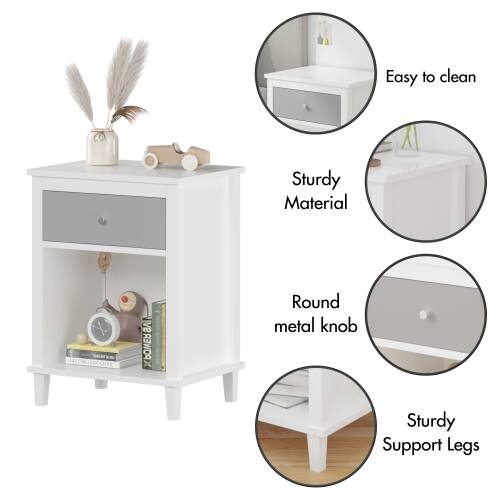 Easy to clean  
Sturdy Material  
Round metal knob  
Sturdy Support Legs
