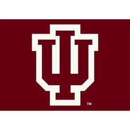 Imperial - Indiana Hoosiers 7'8'' x 10'9'' Spirit Rug - Black