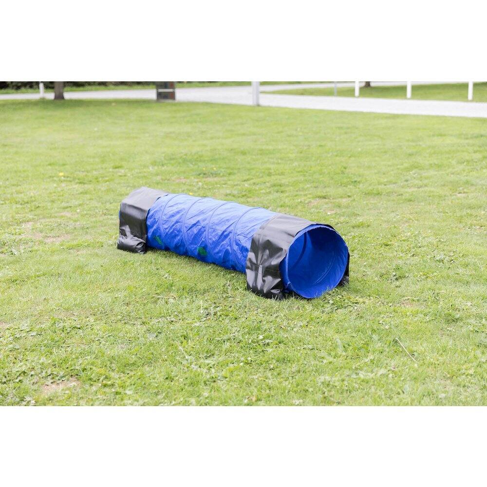 Alt View 4. TRIXIE - Dog Agility Tunnel 6.5', Portable Dog Training Tunnel, Obedience - Blue.