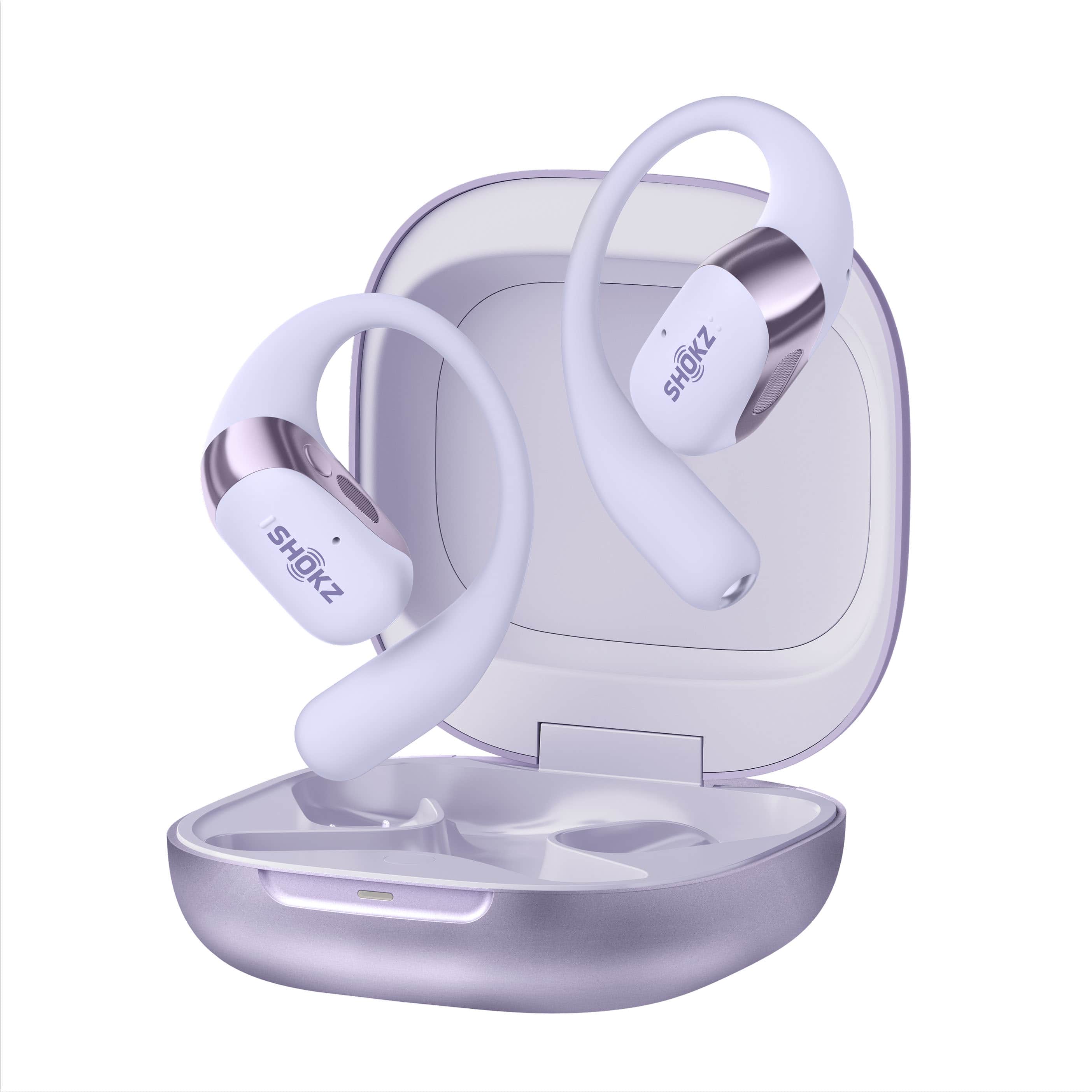 Shokz OpenFit 2+ Open Ear True Wireless Bluetooth Earbuds Purple