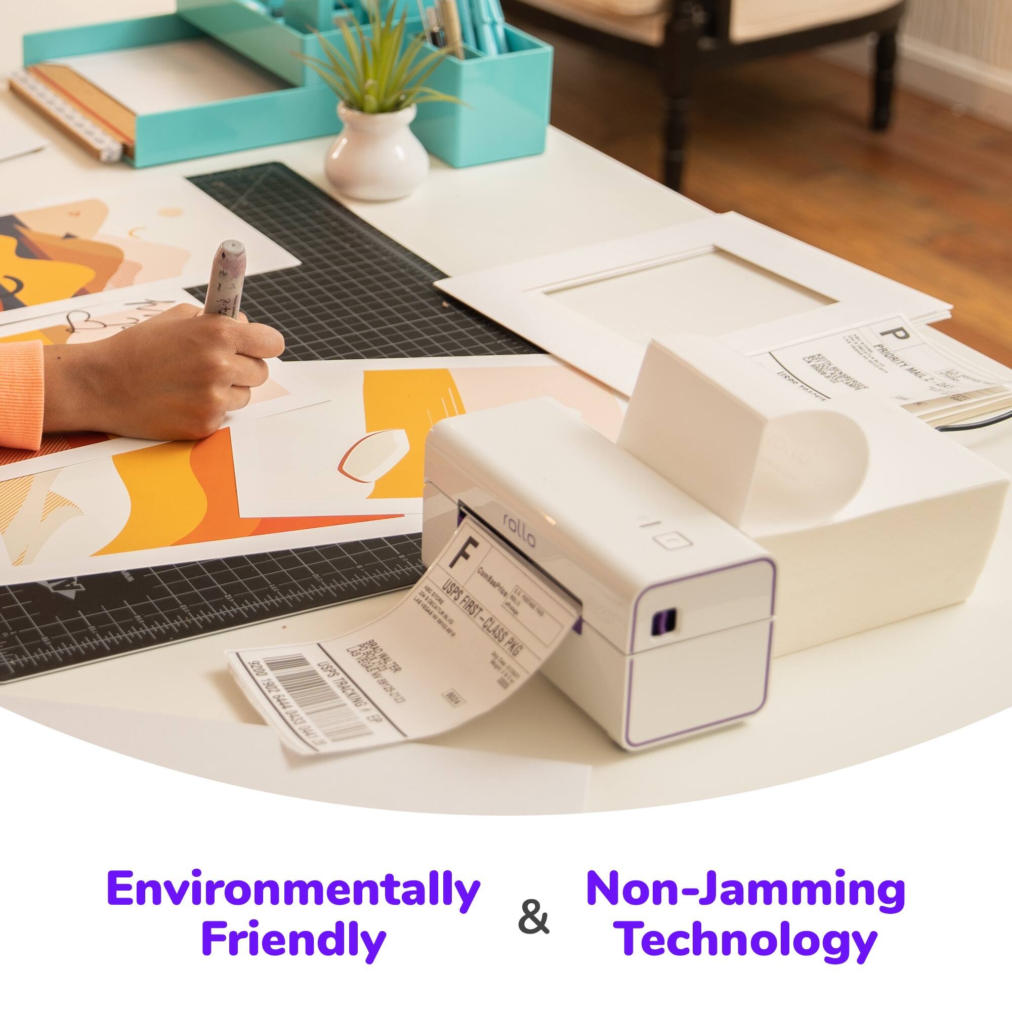 P Pepe7? SS mLL A E i de ol 1 11 s 2   J0PS = 3 6 T  JKCO E rollo F - - USPS Combaghise  -4  - - - - a.. FIRST  -  CLASS PKG - Environmentally Non-Jamming & Friendly Technology

Environmentally Friendly & Non-Jamming Technology