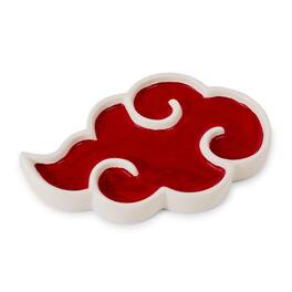 Ukonic - Naruto Shippuden Akatsuki Cloud Ceramic Trinket Tray Dish - Red