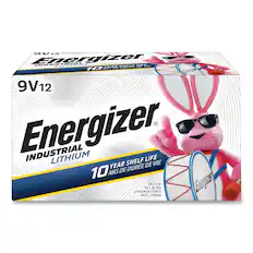 9V12
Energizer
INDUSTRIAL LITHIUM
10 YEAR SHELF LIFE
10 ANS DE DURÉE DE VIE
LN522 9V
9 B E-BLOCK
LITHIUM BATTERIES
PILES LITHIUM