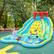 Alt View 1. Costway - Inflatable Mighty Water Slide Park Bounce Splash Pool Patio - Multicolor.