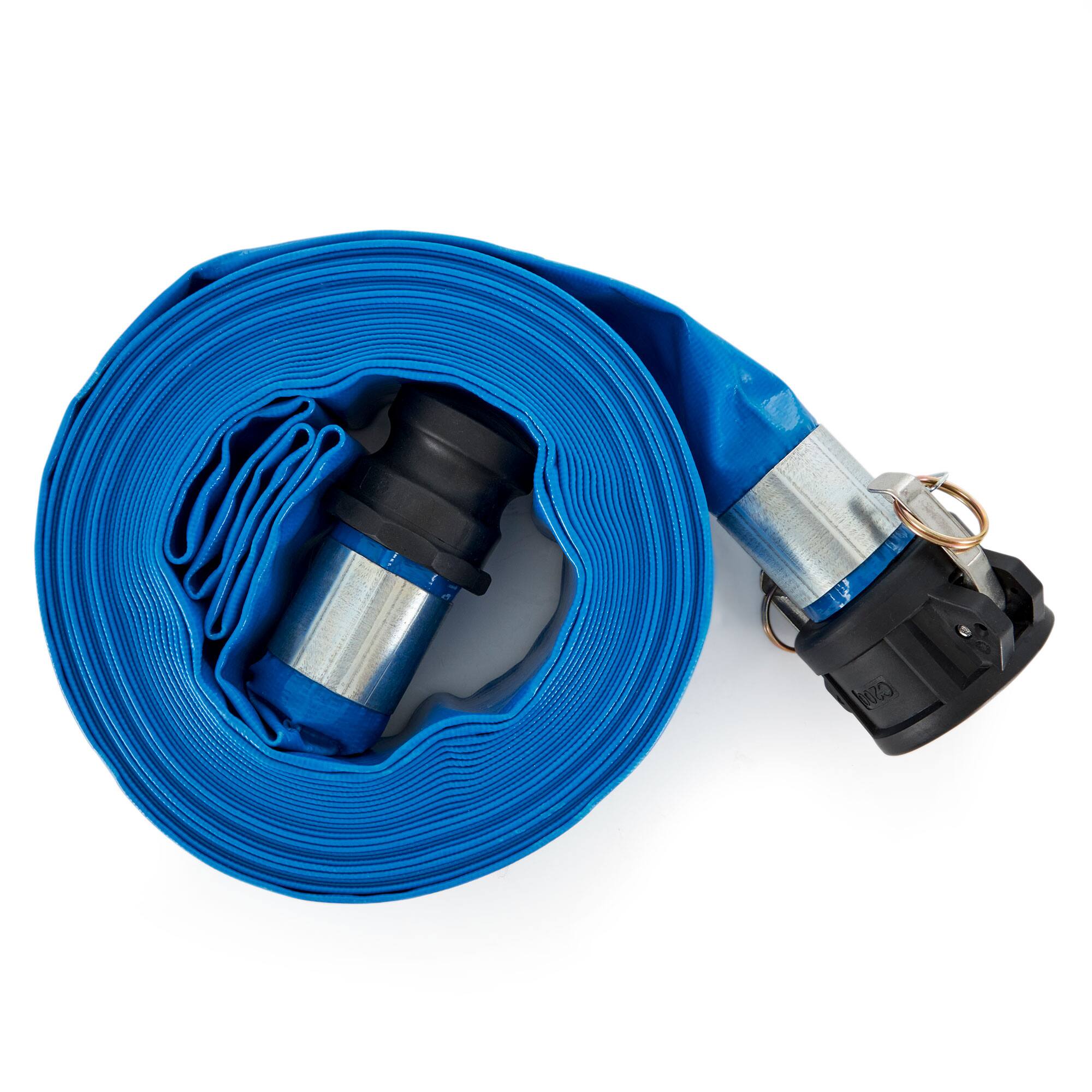 Alt View 10. Apache - Apache 98138049 PVC Lay Flat Hose 2 Inch Diameter 50 Foot Length 70 psi, Blue - Blue.