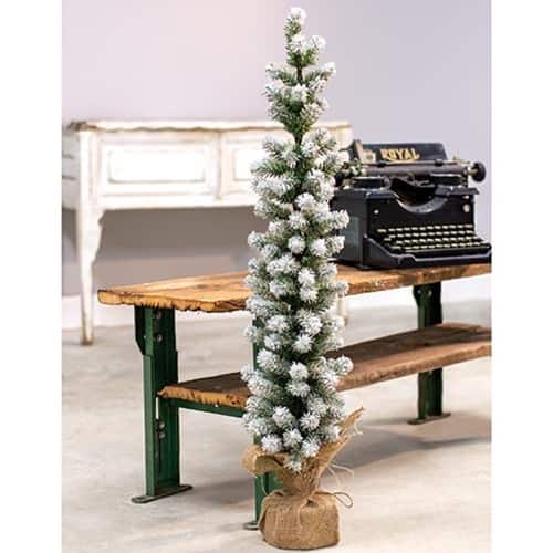 BreeBe - Snow Tipped Pine Tree 36" - Multi